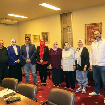 اللجنة التحضيرية لمهرجان الموسيقى العربية - الصورة من المركز الإعلامي لدار الأوبرا المصرية