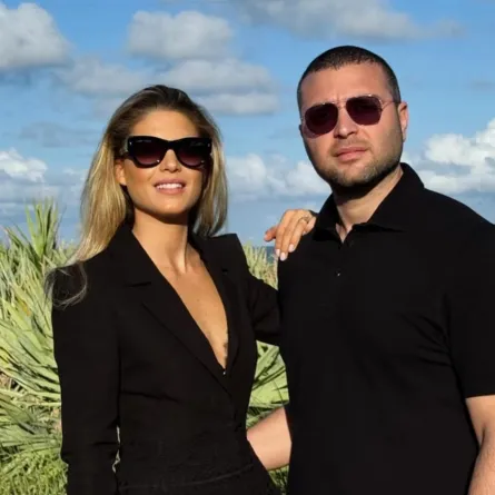 إيلي صعب جونيور وزوجته كريستينا صعب- الصورة من حسابها على إنستغرام