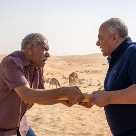 سيد رجب وبيومي فؤاد من كواليس تصوير فيلم شلة ثانوي- الصورة بيان من الشركة المنتجة