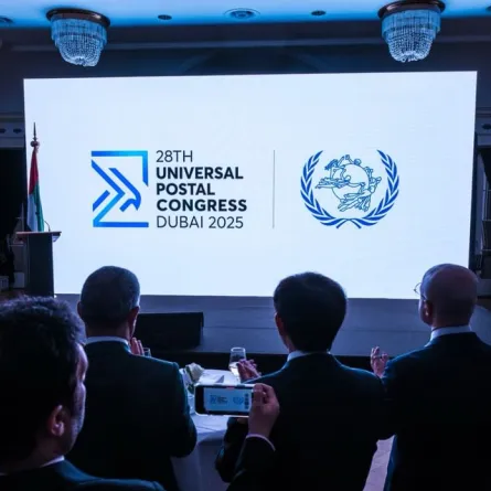 دبي تستضيف مؤتمر الاتحاد البريدي العالمي 2025. الصورة من وكالة الأنباء الإماراتية "وام"