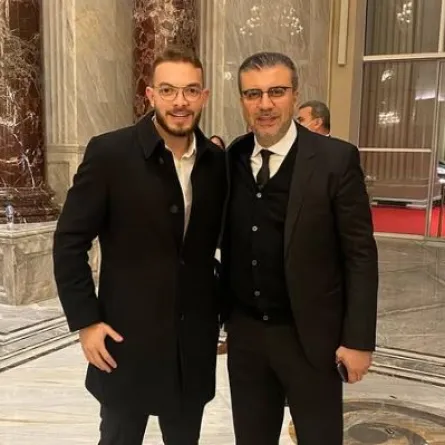 عمرو الليثي وابنه شريف- الصورة من حساب الأخير على إنستغرام