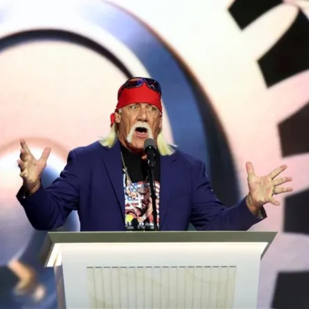 نجم المصارعة هالك هوجان hulk hogan ، يوليو 2024(مصدر الصورة :Robert Gauthier / Los Angeles Times via Getty Images)