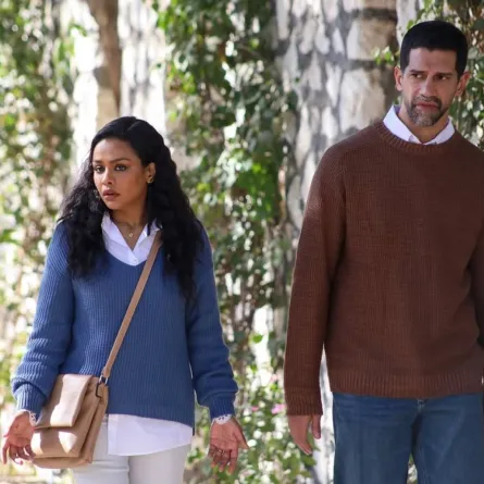 أحمد مجدي وأسماء أبو اليزيد من مسلسل "فات المعياد" - الصورة من حسابه على إنستغرام