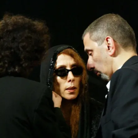 فيروز وابنها الموسيقار زياد الرحباني - الصورة من حساب فيروز على منصة X