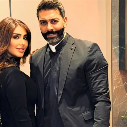 هنادي الكندري ومحمد الحداد- الصورة من حسابه على الانستغرام