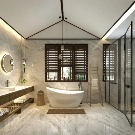 تصميم حمام عصري