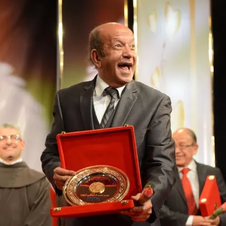 لطفي لبيب- الصورة من حساب الأب بطرس دانيال على فيس بوك