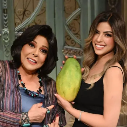 ميرنا جميل مع إسعاد يونس