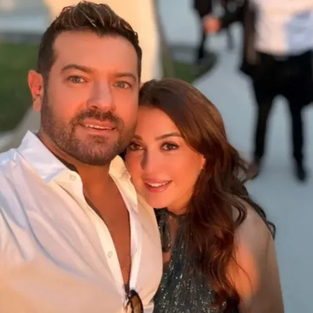 كندة علوش برفقة زوجها عمرو يوسف - الصورة من صفحتها على إنستغرام