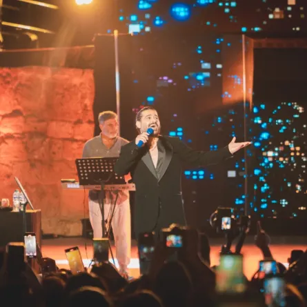 ناصيف زيتون من مهرجان قرطاج - صورة خاصة لسيدتي تصوير منية كواش