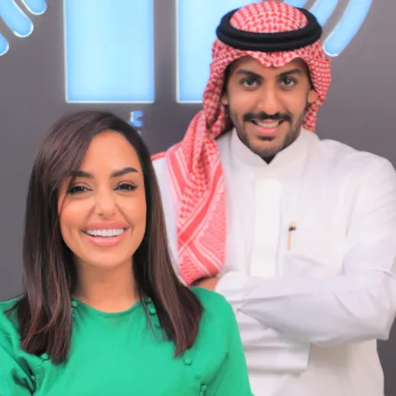 سهى الوعل وماجد الجبرتي -تصوير عبد الرحمن فريد
