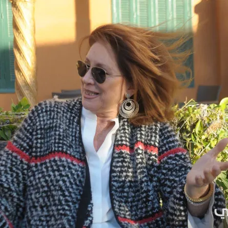 ابنة فاتن حمامة نادية ذو الفقار  - الصورة خاصة بـ سيدتي