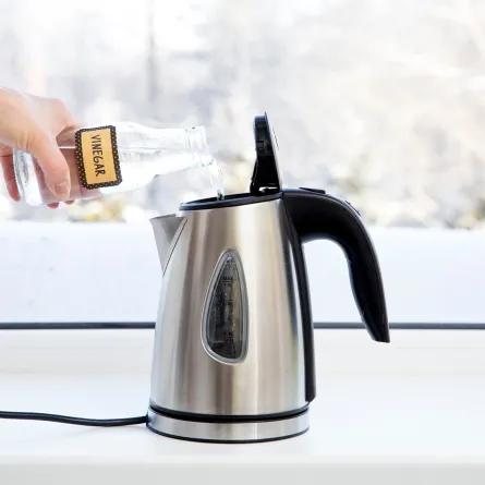 تنظيف الغلاية بالخل