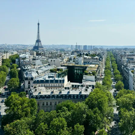 إطلالة على مدينة باريس