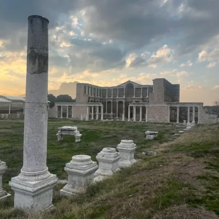 سارديس في قضاء صالحلي بولاية مانيسا غربي تركيا 
