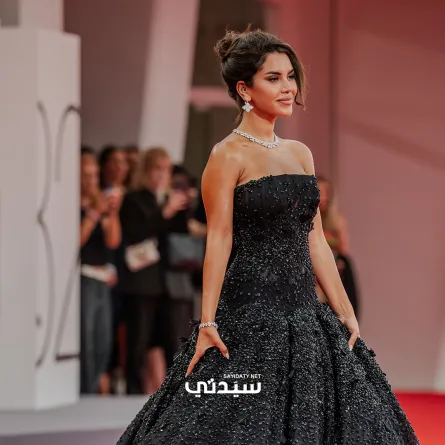 نجود الرميحي في مهرجان فينيسيا السينمائي 2025- تصوير يوسف بوهوش خاص سيدتي 