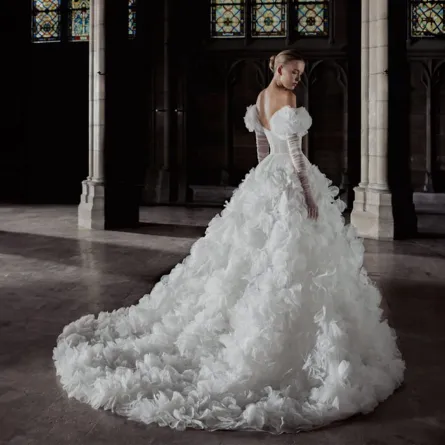 فستان زفاف من زهير مراد Zuhair Murad -الصورة من Launchmetrics/Spotlight ©