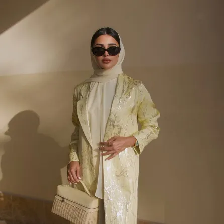 مدونة الموضة حنين الصيفي - الصورة من حسابها على إنستغرام