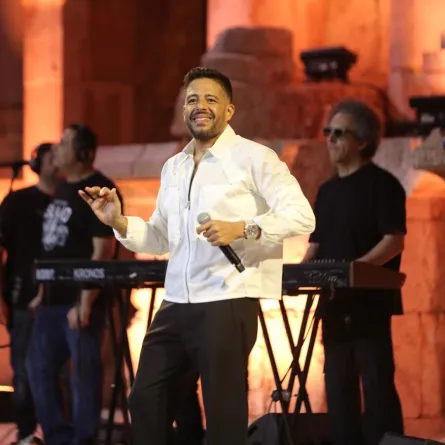 محمد حماقي في مهرجان جرش - الصورة من اللجنة الإعلامية للمهرجان