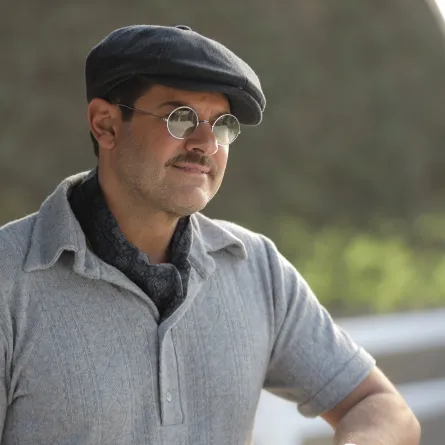 عمرو يوسف من كواليس فيلم درويش - الصورة من المركز الإعلامي للشركة المنتجة