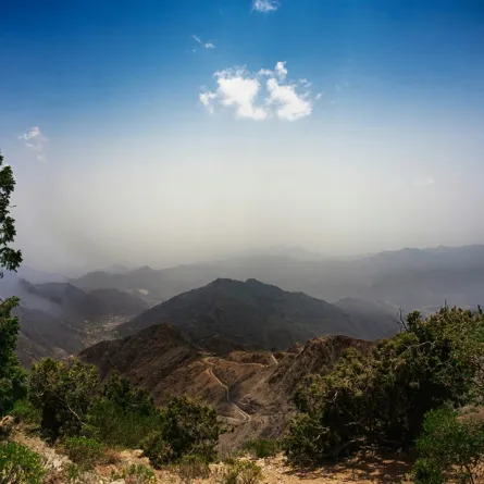 مدينة أبها غنية بالمناظر الآسرة (الصورة من unsplash)