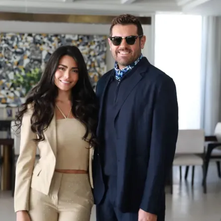 عمرو يوسف وأسماء جلال - الصورة من الشركة المنتجة