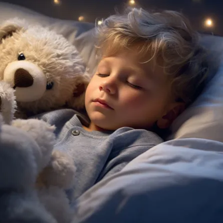 صورة لطفل نائم