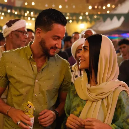 أحمد مالك وهدى المفتي - الصورة من حساب هدي المفتي على إنستغرام