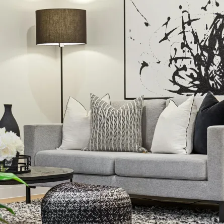 غرفة معيشة مودرن أنيقة