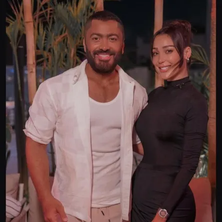 تامر حسني وطليقته بسمة بوسيل - الصورة من حسابه على إنستغرام