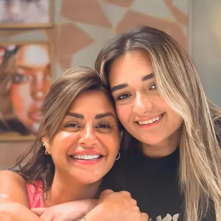 منة فضالي وملك أحمد زاهر- الصورة من حساب منة فضالي على إنستغرام