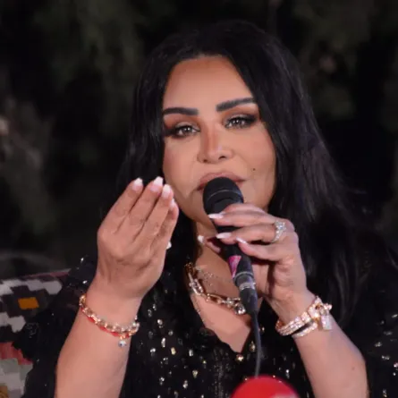 أحلام من المؤتمر الصحفي - صورة خاصة لسيدتي تصوير منية كواش