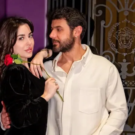 سارة أبي كنعان وزوجها وسام  فارس- الصورة من صفحتها على إنستغرام