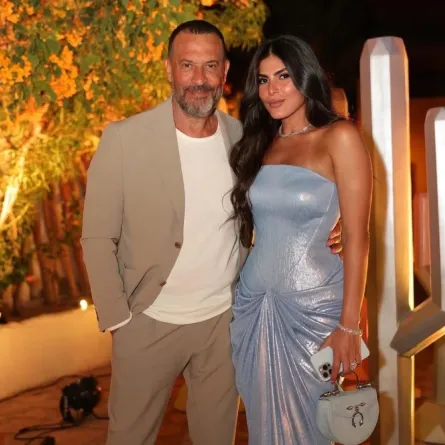 ماجد المصري وزوجته رانيا أبو النصر - الصورة من حسابه على إنستغرام