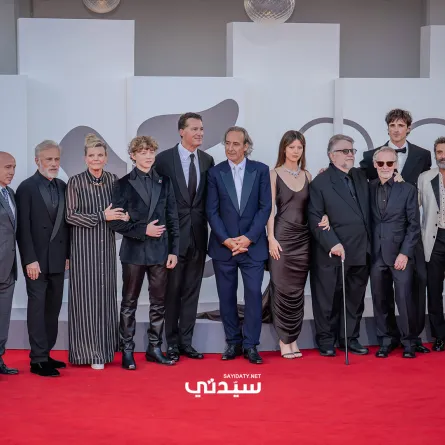 فريق عمل فيلم Frankenstein في مهرجان فينيسيا السينمائي -تصوير يوسف بوهوش خاص لسيدتي