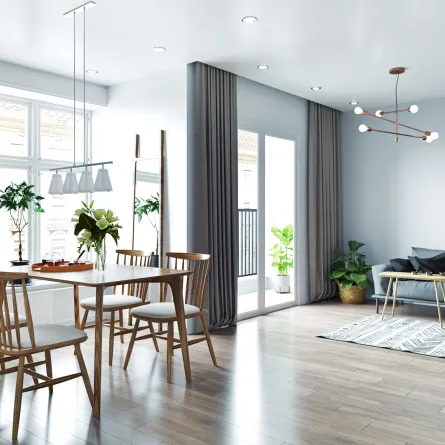 مساحة معيشة مفتوحة