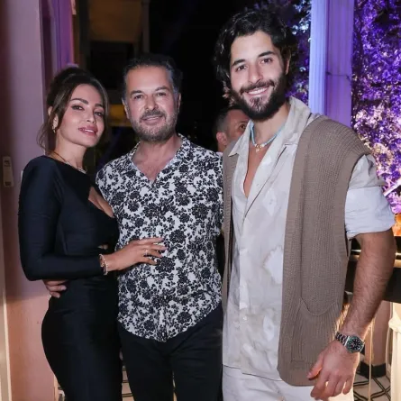 راغب علامة وزوجته جيهان وابنهما خالد- الصورة من حساب جيهان على إنستغرام