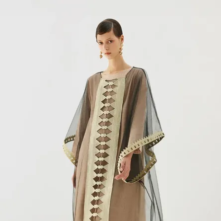 عباية من تصميم نورة آل الشيخ- الصورة من حساب المصممة على إنستغرام