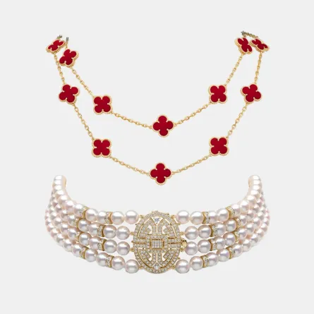 قلادات متعددة الصفوف 