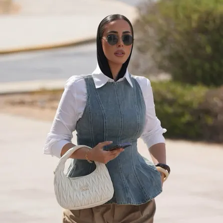 مدونة الموضة أماني فوزي - الصورة من حسابها على إنستغرام