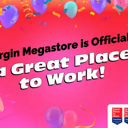  رسميًا فيرجن ميجاستور مكان رائع للعمل!