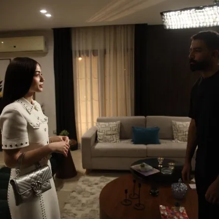 ليلى أحمد زاهر وحازم ايهاب - الصورة من الشركة المنتجة