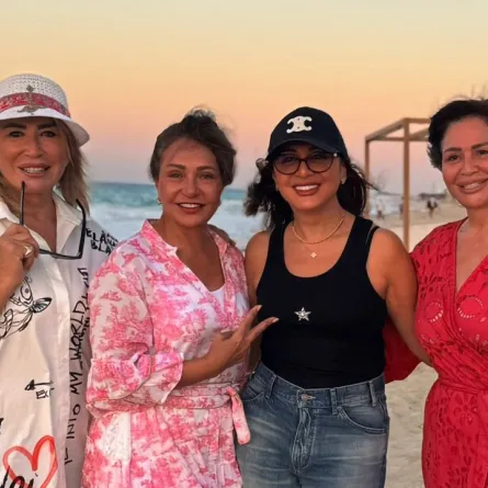 إلهام شاهين وأنغام وليلى علوي وإيناس الدغيدي- الصورة من حساب ليلى علوي على إنستغرام