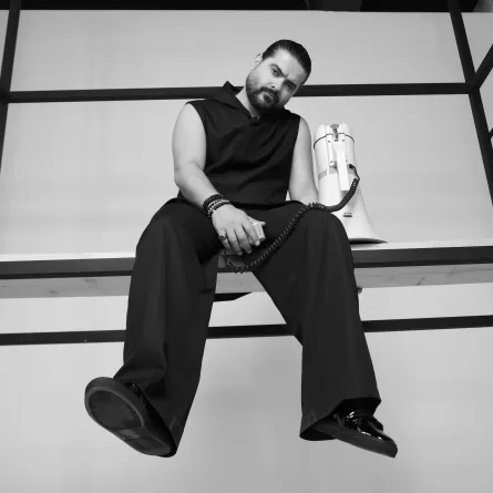 ناصيف زيتون من جلسة تصوير ألبومه الجديد - الصورة من مكتبه الإعلامي