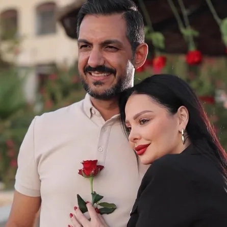 ديانا كرزون وزوجها معاذ العمري- الصورة من حسابه على إنستغرام