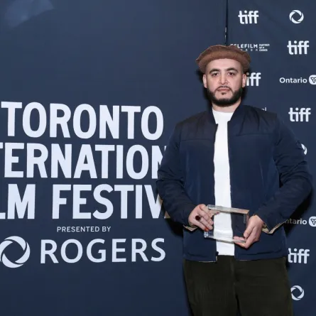 سالار باشتونيار Salar Pashtoonyar، من مهرجان تورونتو السينمائي الدولي 2025. مصدر الصورة: Harold Feng / GETTY IMAGES NORTH AMERICA / Getty Images via AFP