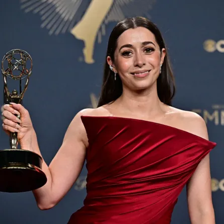 كريستين ميليوتي Cristin Milioti من حفل توزيع جوائز إيمي برايم تايم 2025. مصدر الصورة: Frederic J. Brown / AFP