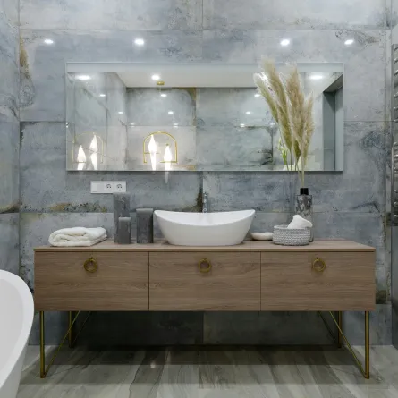 تصميم عملي في الحمام 