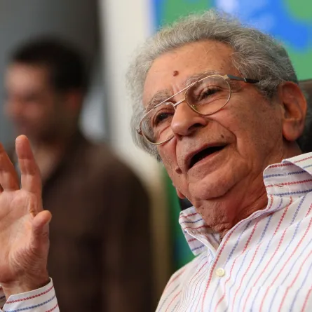 يوسف شاهين Youssef Chahine، من مهرجان فينيسيا 2007. مصدر الصورة: CHRISTOPHE SIMON / AFP