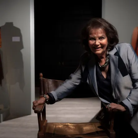 كلوديا كاردينالي في باريس (Claudia Cardinale in Paris). مصدر الصورة: Lionel BONAVENTURE / AFP